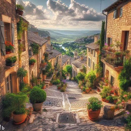 The hill town of Gordes France,photos and guide