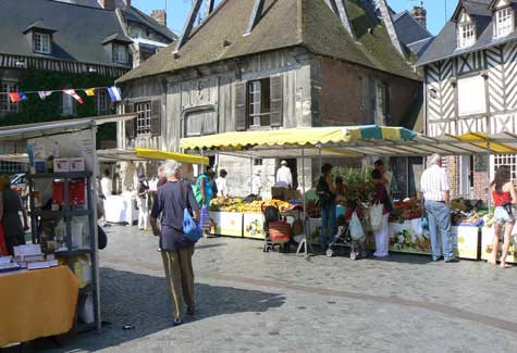 Honfleur market Normandy