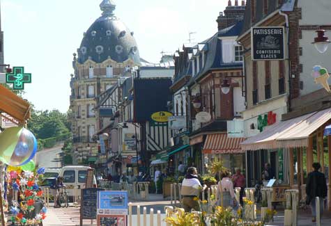 Houlgate street France Calvados  Normandy 