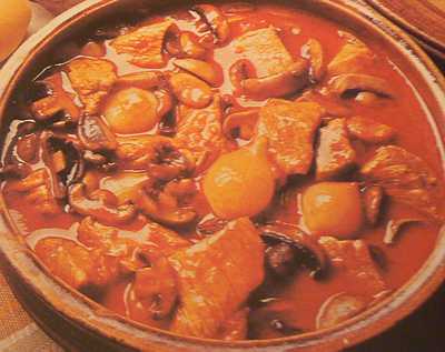 Veal Marengo a casserole recipe