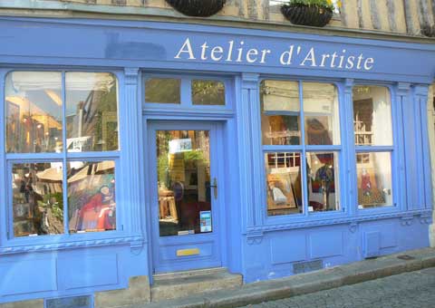 Honfleur Normandy artist shop