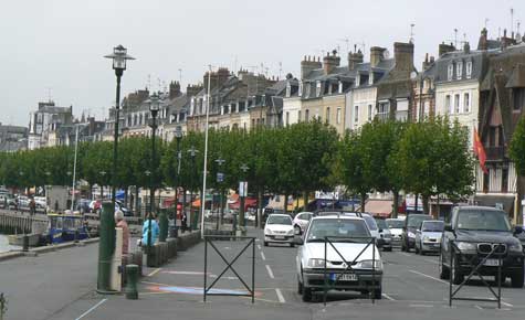 Trouville sur Mer car park Calvados  Normandy 